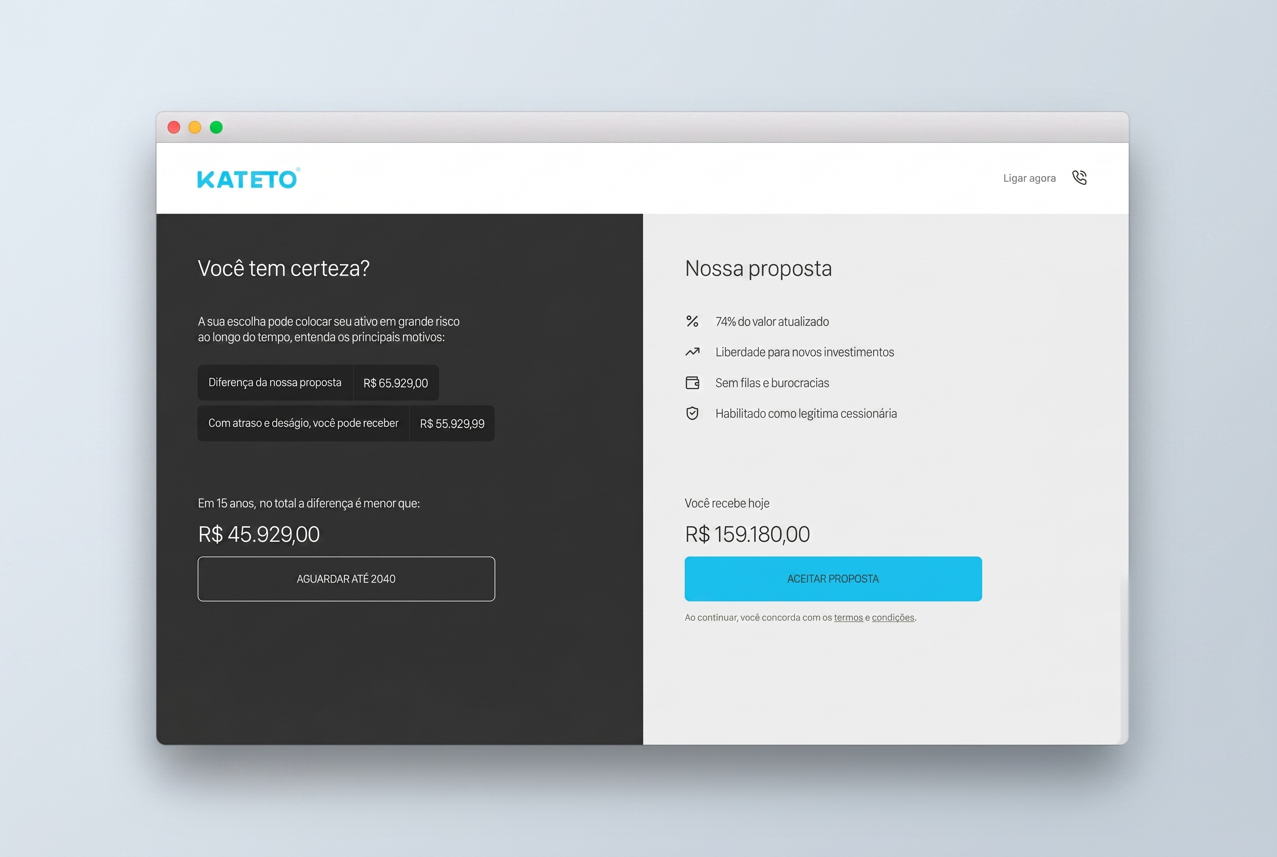 Etapa 5 — Confirmação de envio